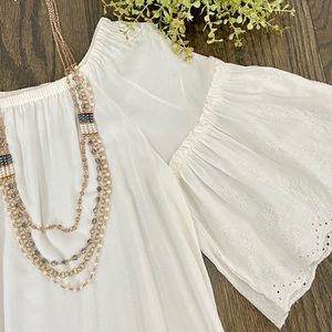 LOFT boho- chic off shoulder top